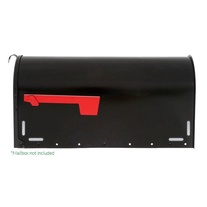 Mailbox reflective stickers for added visibility.