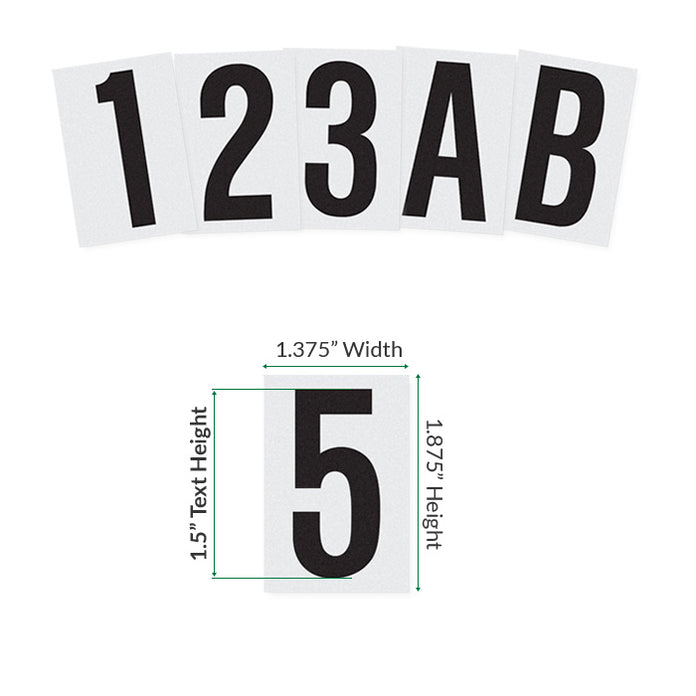 Reflective Mailbox Numbers And Letters