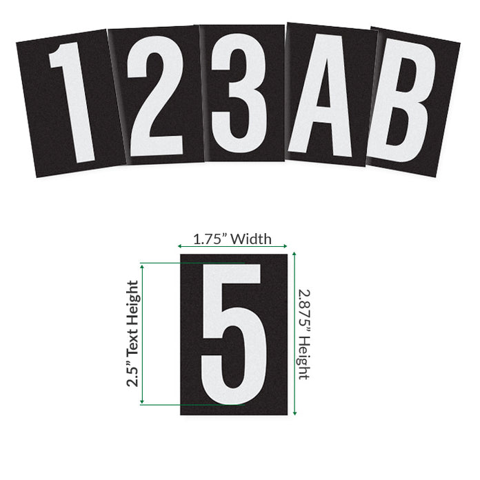 Mail Box Numbers Paper Mailbox Numbers & Letters