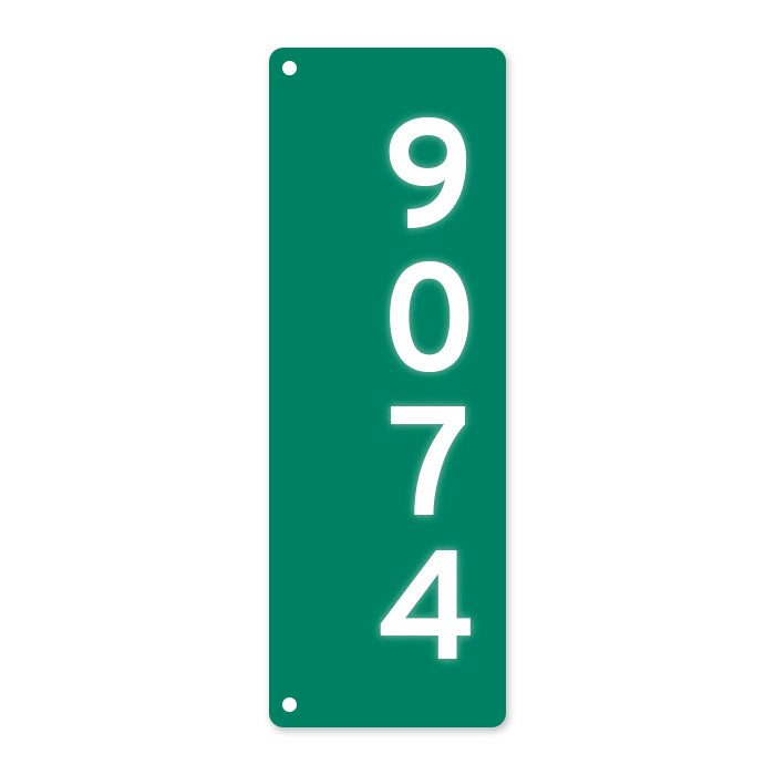 High-Quality Reflective Custom 911 Address Marker Sign