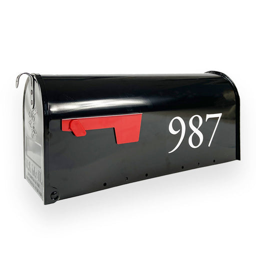 Mailbox Decal Sticker, House Number and Street Name, Personalized Vinyl  Letters